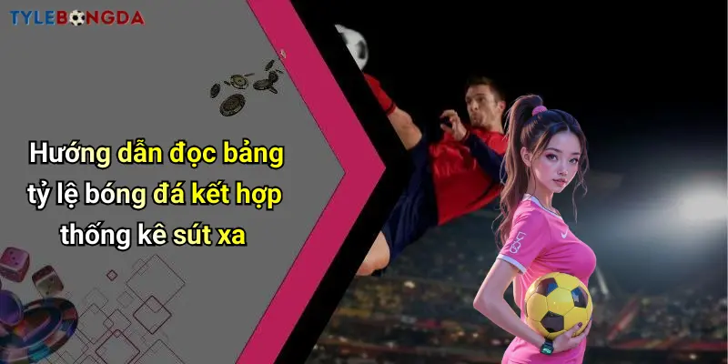 Hướng dẫn đọc bảng tỷ lệ bóng đá kết hợp thống kê sút xa