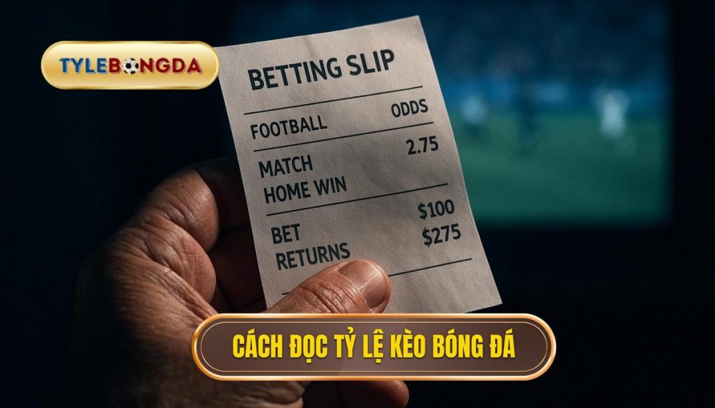 Cách đọc tỷ lệ kèo bóng đá