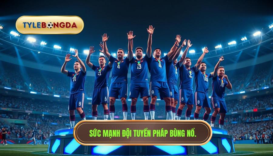 2. Sức mạnh đội tuyển Pháp bùng nổ.